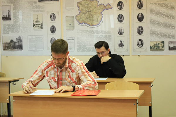В Воронежской духовной семинарии завершились вступительные экзамены на заочное отделение