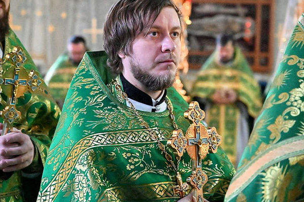 Божественная литургия в день памяти преподобноисповедника Сергия (Сребрянского) состоялась в Благовещенском кафедральном соборе