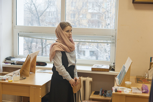 В Воронежской духовной семинарии прошла плановая инспекционная проверка иконописного отделения