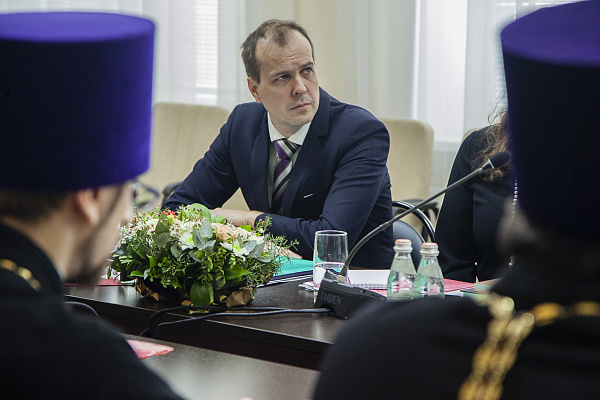 Воронежскую духовную семинарию посетили представители Учебного комитета Русской Православной Церкви 