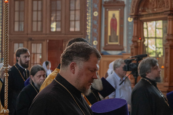 26 июля 2026 года в Благовещенском кафедральном соборе была совершена Божественная литургия.
