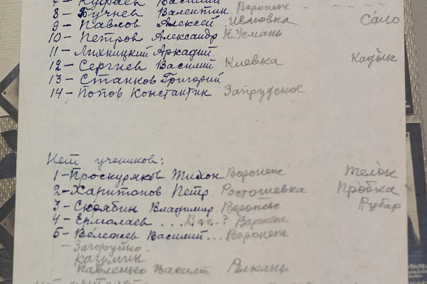 Альбом выпускника духовной школы "Выпуск Воронежской Духовной Семинарии 1914-15 уч.г." передан в дар семинарии