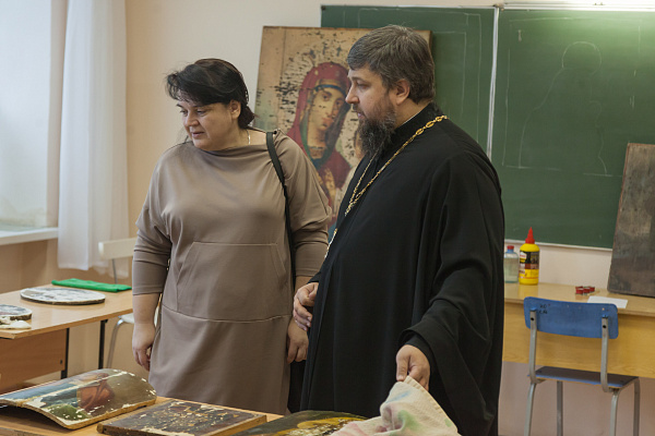В Воронежской духовной семинарии прошла плановая инспекционная проверка иконописного отделения