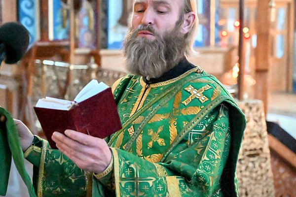 Божественная литургия в день памяти преподобноисповедника Сергия (Сребрянского) состоялась в Благовещенском кафедральном соборе